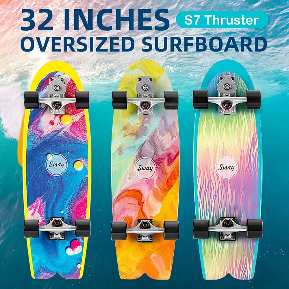 Amazon.com : Pumpping Skateboard P7 Truck Land Surfing
